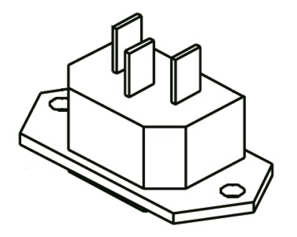 Gerätestecker, komplett